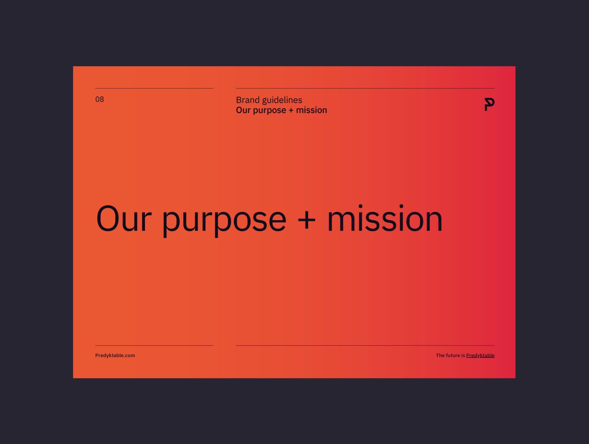 Brand strategy and purpose and mission for Ai technology company